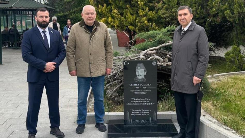 Ankara’da Cahar Dudayev Anıtı Açılış Töreni Gerçekleştirildi