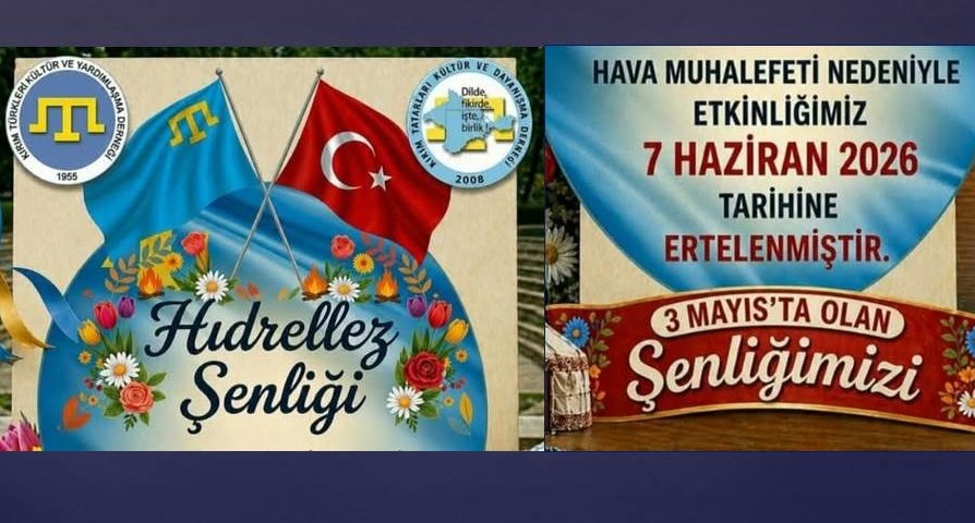 Hıdrellez Şenliğimiz 7 Haziran 2026 Tarihine Ertelenmiştir