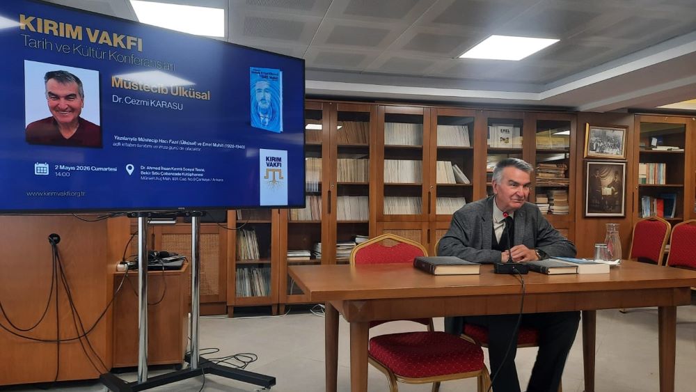 Kırım Vakfı’nda “Müstecib Ülküsal” Konferansı Gerçekleştirildi