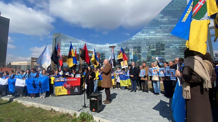 Kırım ve Ukrayna’nın İşgali Ankara’da Protesto Edildi